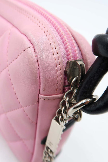 Ligne Cambon Pochette Pink Black
