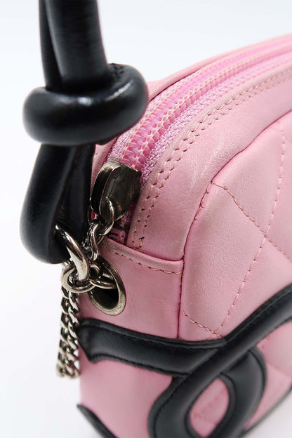 Ligne Cambon Pochette Pink Black