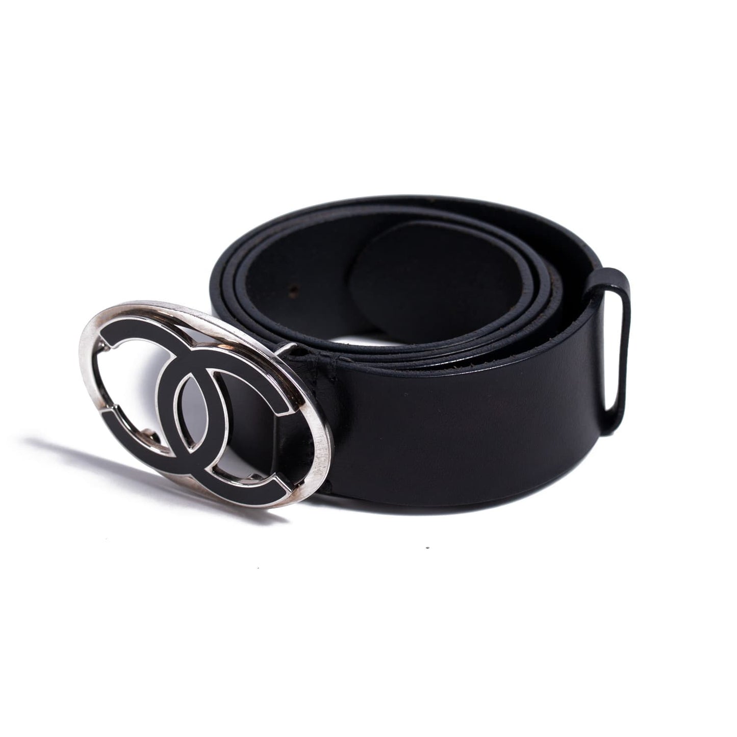 Chanel CC Leather Belt