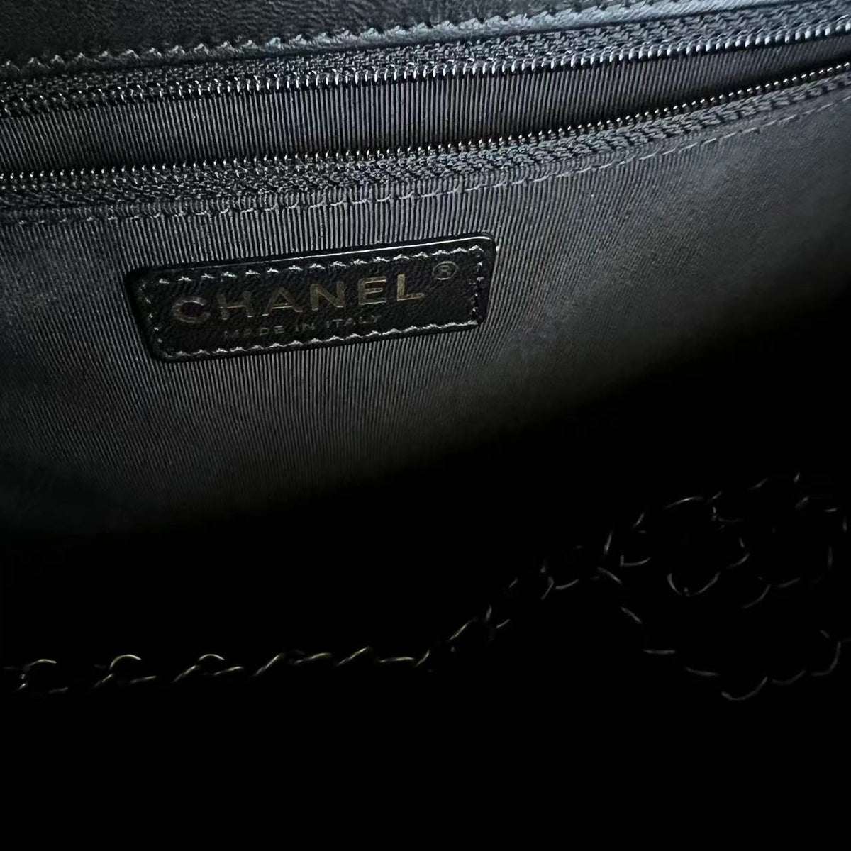 Mademoiselle Chic Seasonal Flap Jumbo 30CM Quilted Lambskin Black GHW No 21