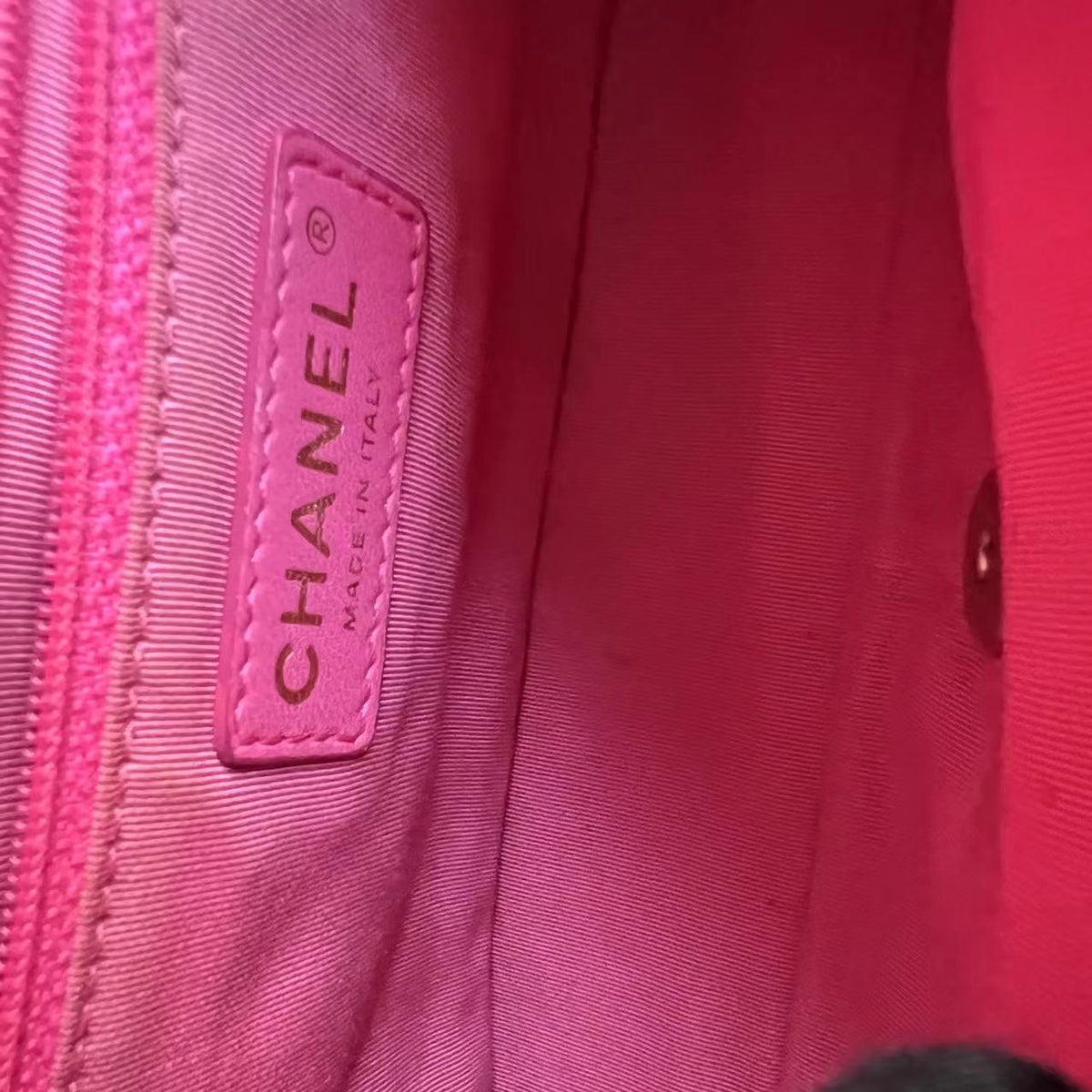 Mademoiselle Chic Seasonal Flap Mini Quilted Lambskin Hot Pink GHW No 21