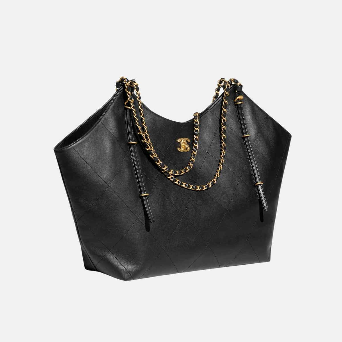 Chanel Maxi Shopping Bag In Calfskin, Front