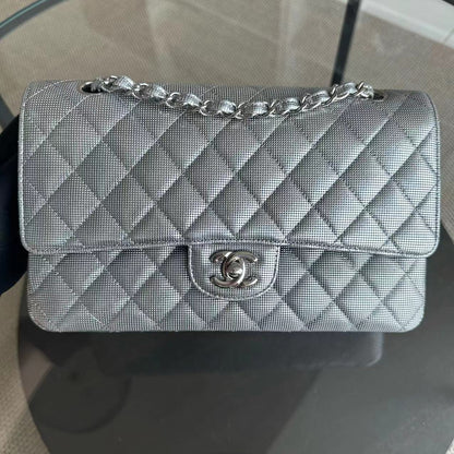 Calfskin Double Flap Metallic Pixelated Pixel Limited Edition No 21