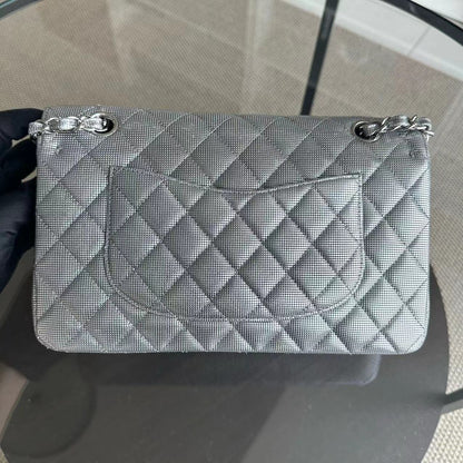 Calfskin Double Flap Metallic Pixelated Pixel Limited Edition No 21