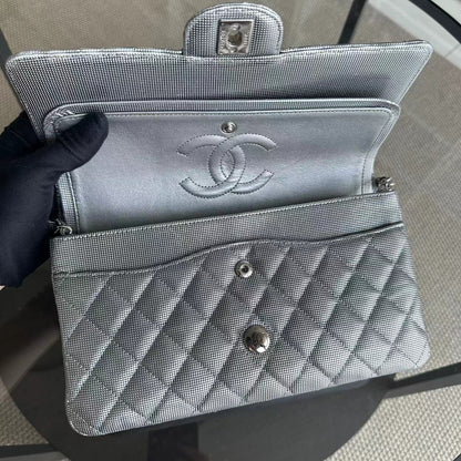 Calfskin Double Flap Metallic Pixelated Pixel Limited Edition No 21