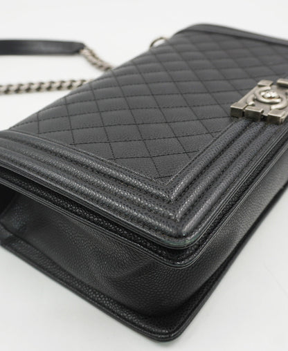 Medium Caviar Boy Black