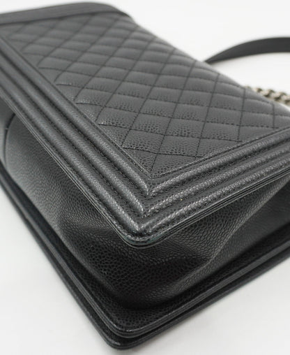 Medium Caviar Boy Black