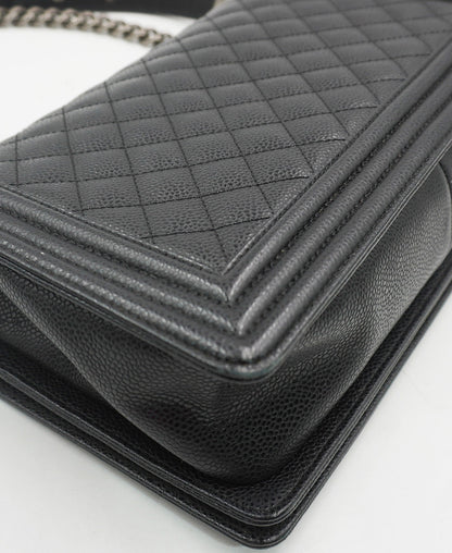Medium Caviar Boy Black