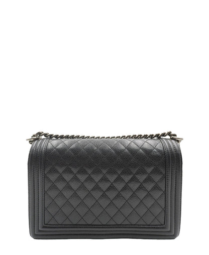 Medium Caviar Boy Black