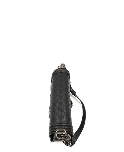 Medium Caviar Boy Black