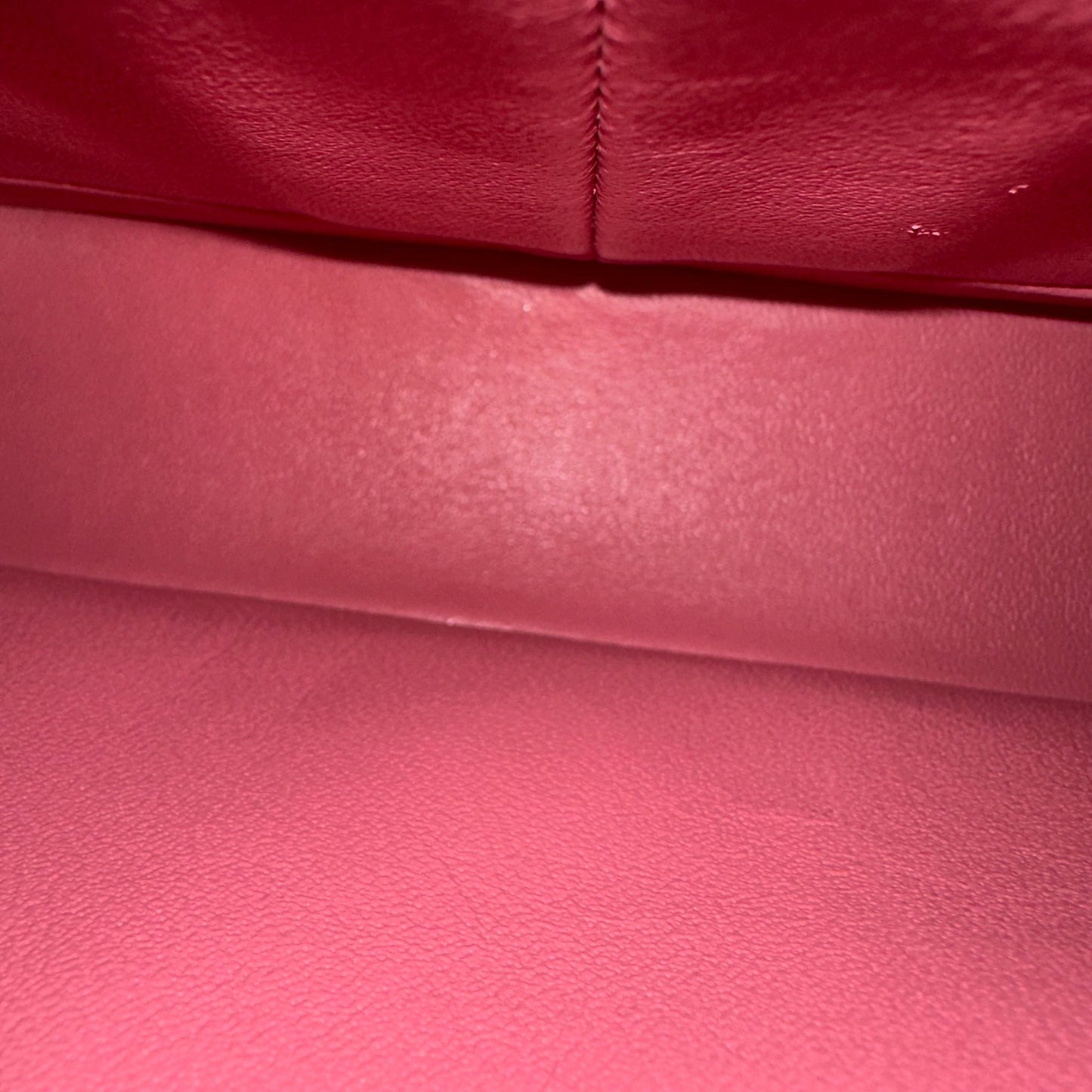 25CM Quilted Lambskin Sakura Pink SHW No 18