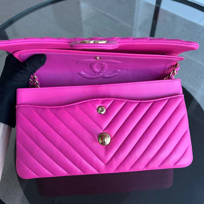 Lambskin Hot Pink Golden Hardware Series 21