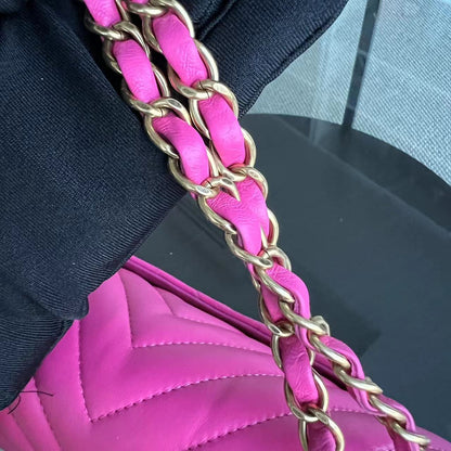 Lambskin Hot Pink Golden Hardware Series 21