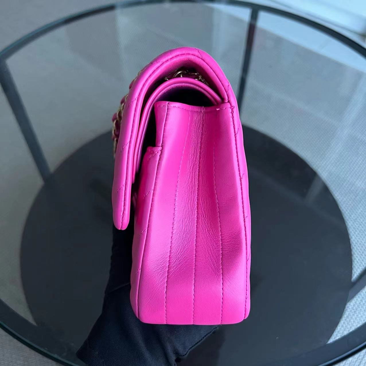 Lambskin Hot Pink Golden Hardware Series 21