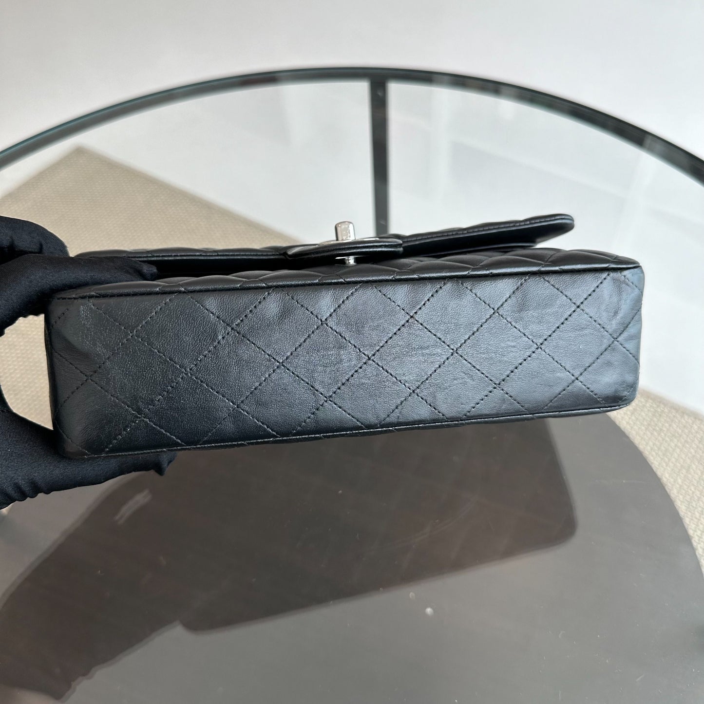 Lambskin Black SHW No 21