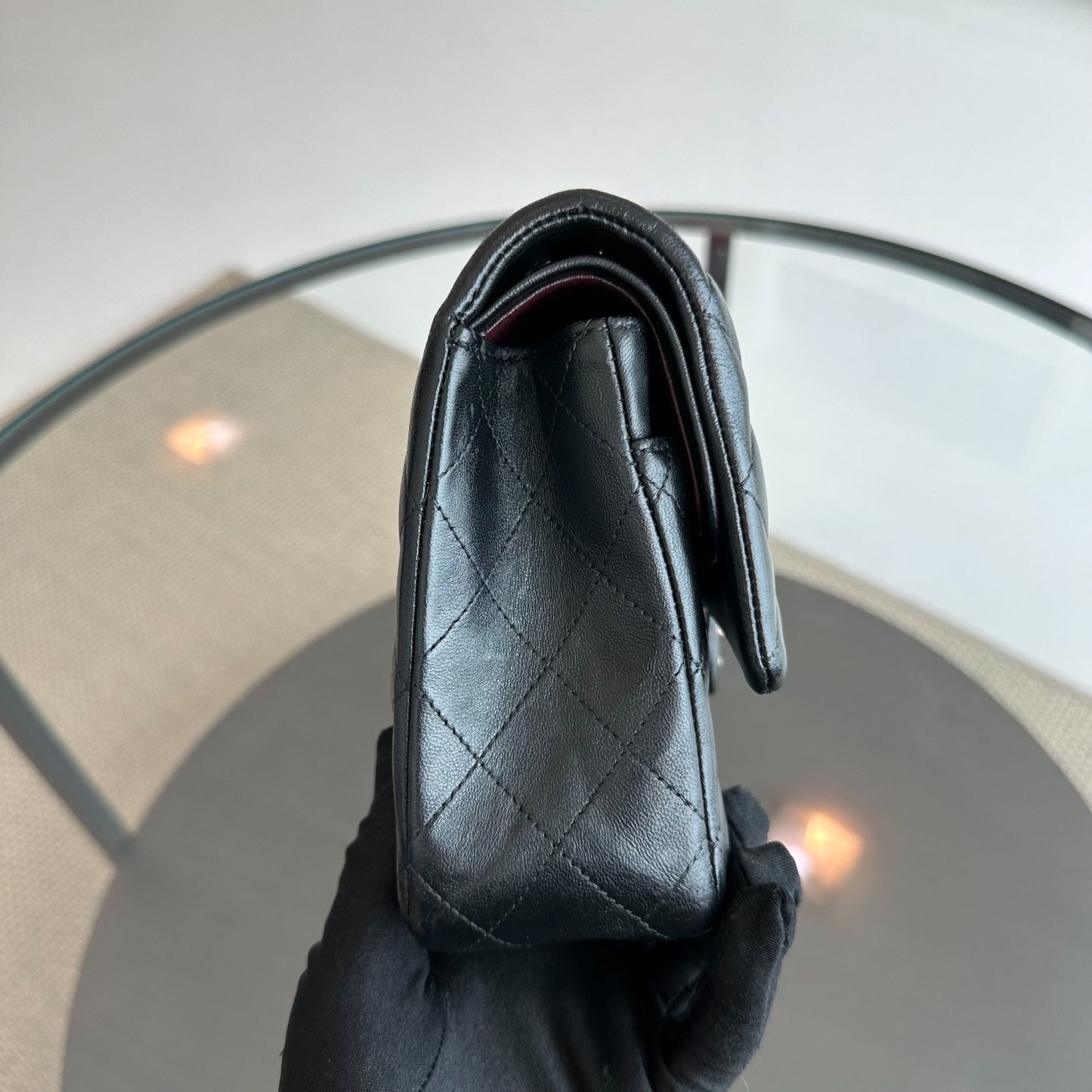 Lambskin Black SHW No 21