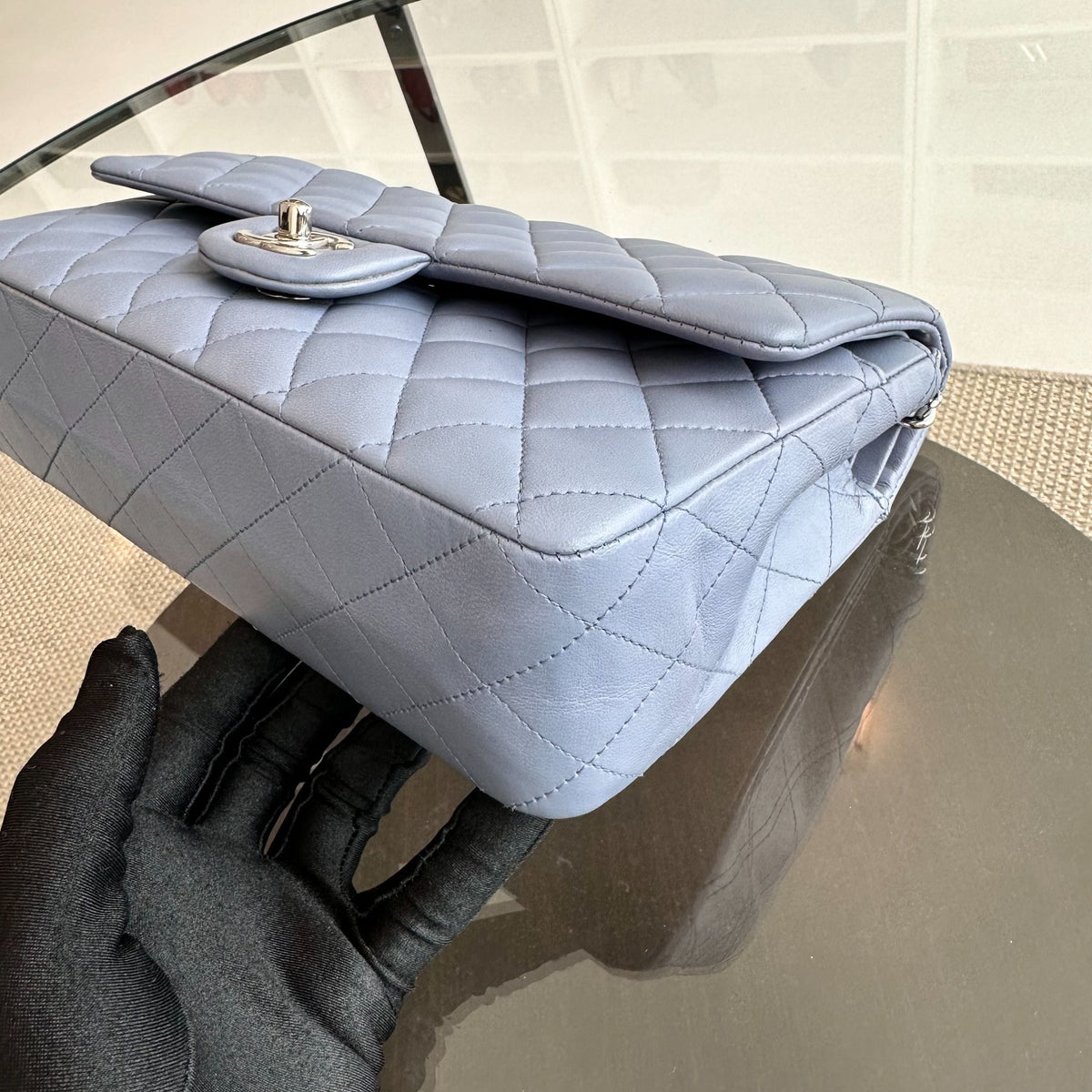 Lambskin Haze Blue SHW No 15