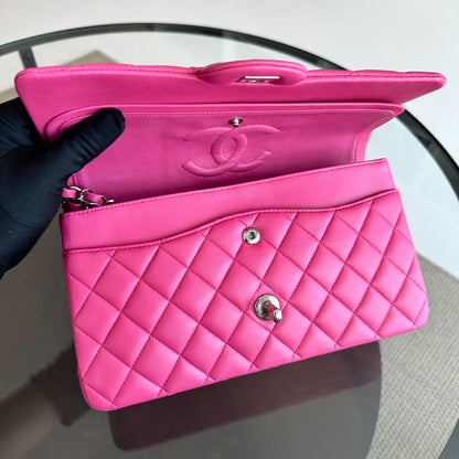 Lambskin Quilted Hot Pink SHW No 19