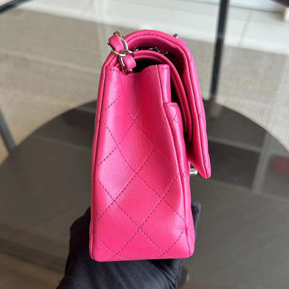 Quilted Lambskin Hot Pink SHW No 19
