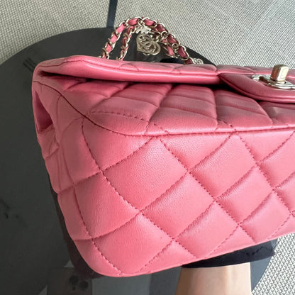 Valentine Seasonal Quilted Lambskin Pink Series 19