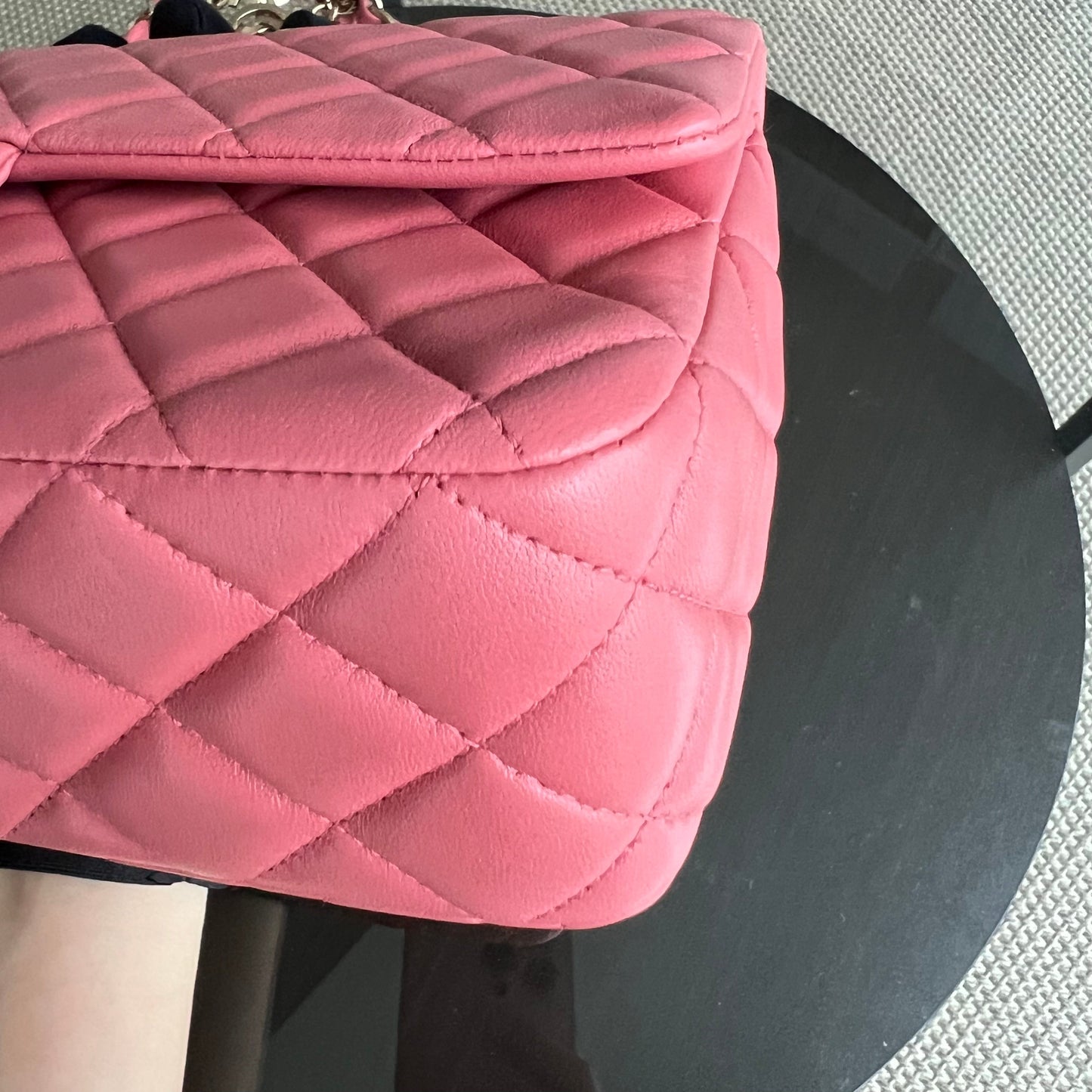 Valentine Seasonal Quilted Lambskin Pink Series 19