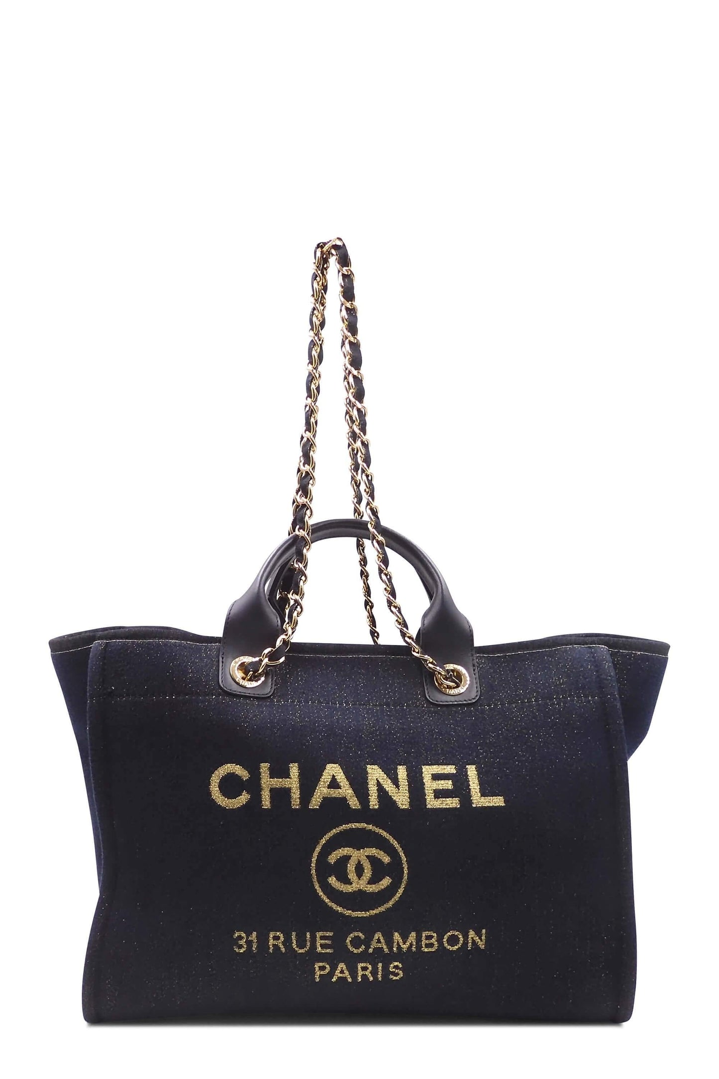 Medium Deauville Tote Blue