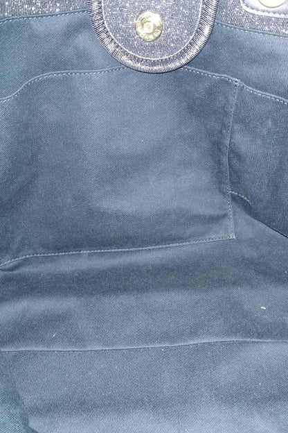 Medium Deauville Tote Blue
