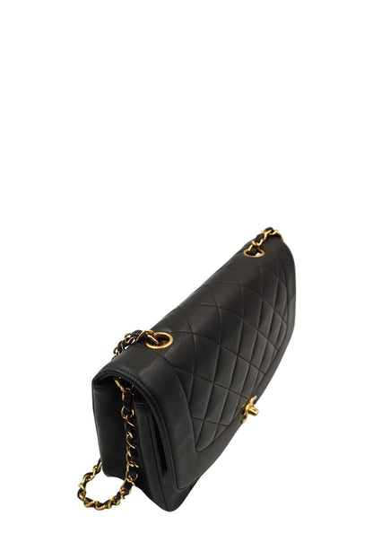 Medium Diana Flap Bag Caviar Black