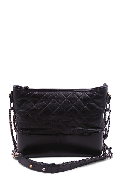 Medium Gabrielle Hobo Black
