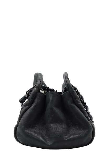 Medium Mademoiselle Bowling Bag Dark Grey