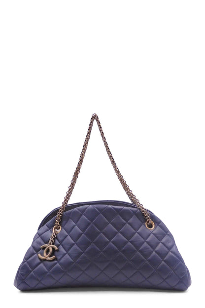Medium Mademoiselle Bowling Bag Navy