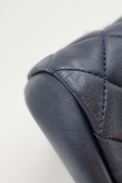 Medium Mademoiselle Bowling Bag Navy