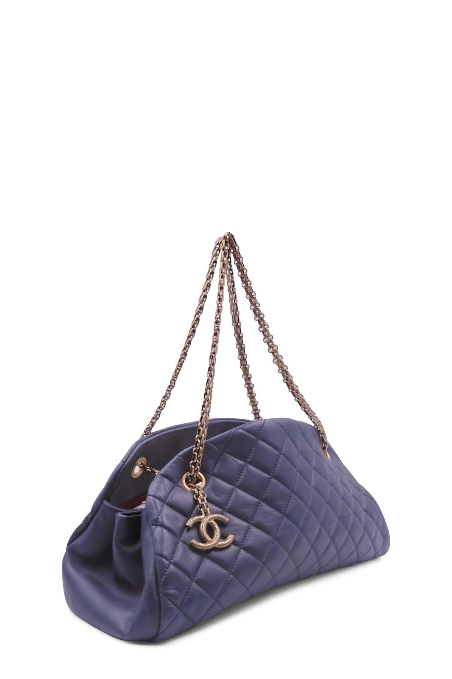 Medium Mademoiselle Bowling Bag Navy