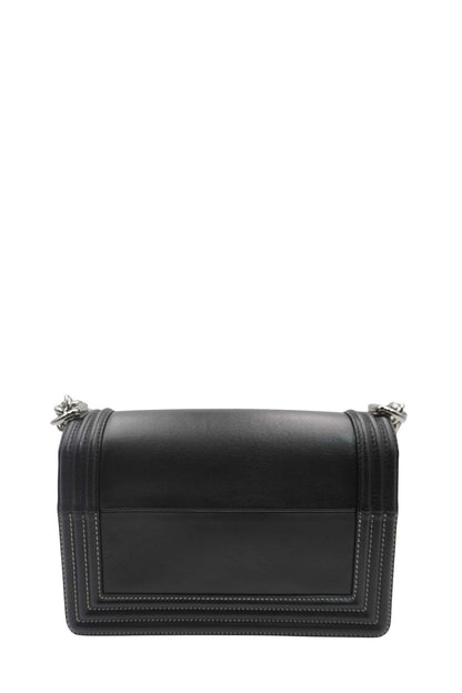 Medium Original Clasp Boy Bag Black