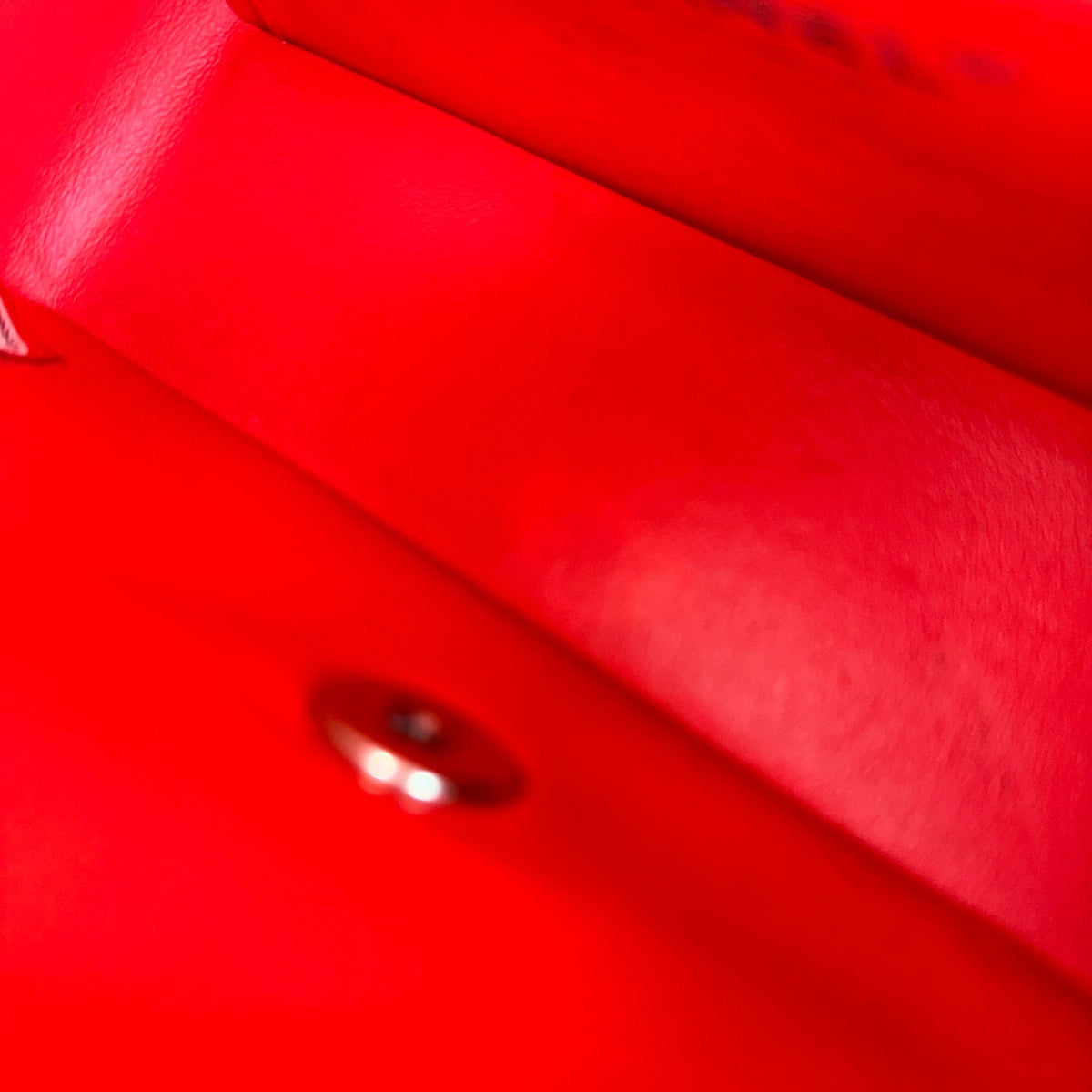 Mini Rectangular Classic Flap Lambskin Red GHW No 23