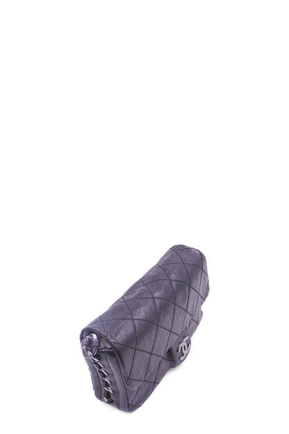 Modern Chain Flap Bag Black