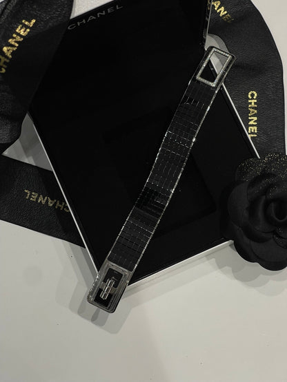 Chanel - Montre Code coco acier, céramique et diamants
