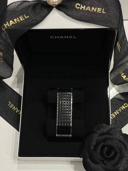 Chanel - Montre Code coco acier, céramique et diamants