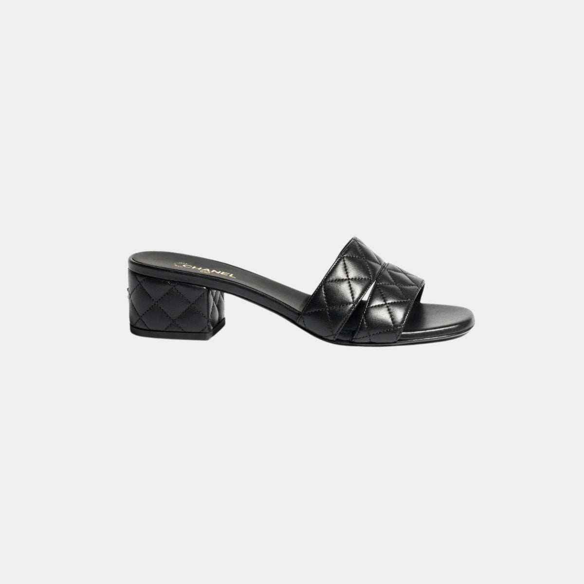 Mules In Lambskin Heeled