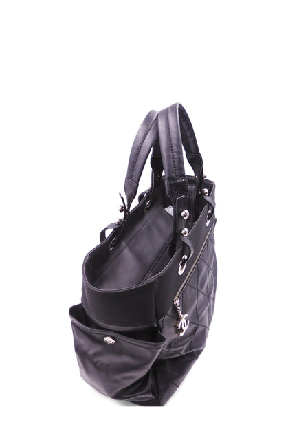 Paris-Biarritz Shopping Tote Black