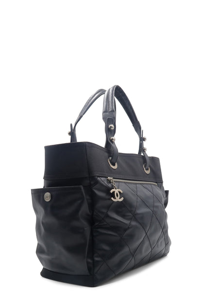 Paris Biarritz Shopping Tote Black