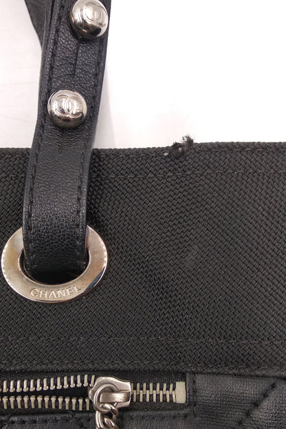 Paris Biarritz Shopping Tote Black