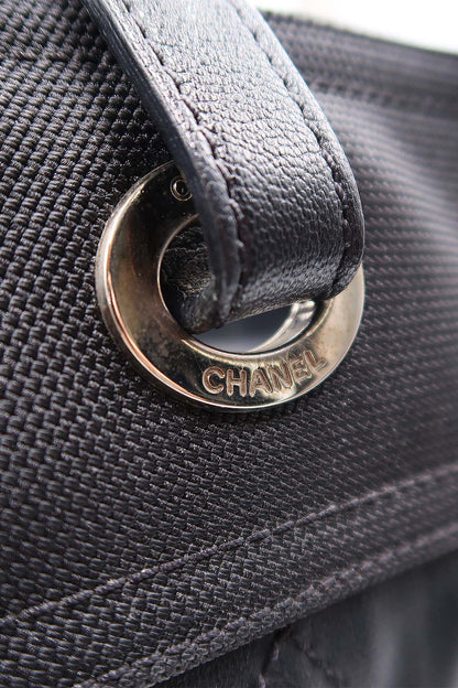 Paris Biarritz Shopping Tote Black
