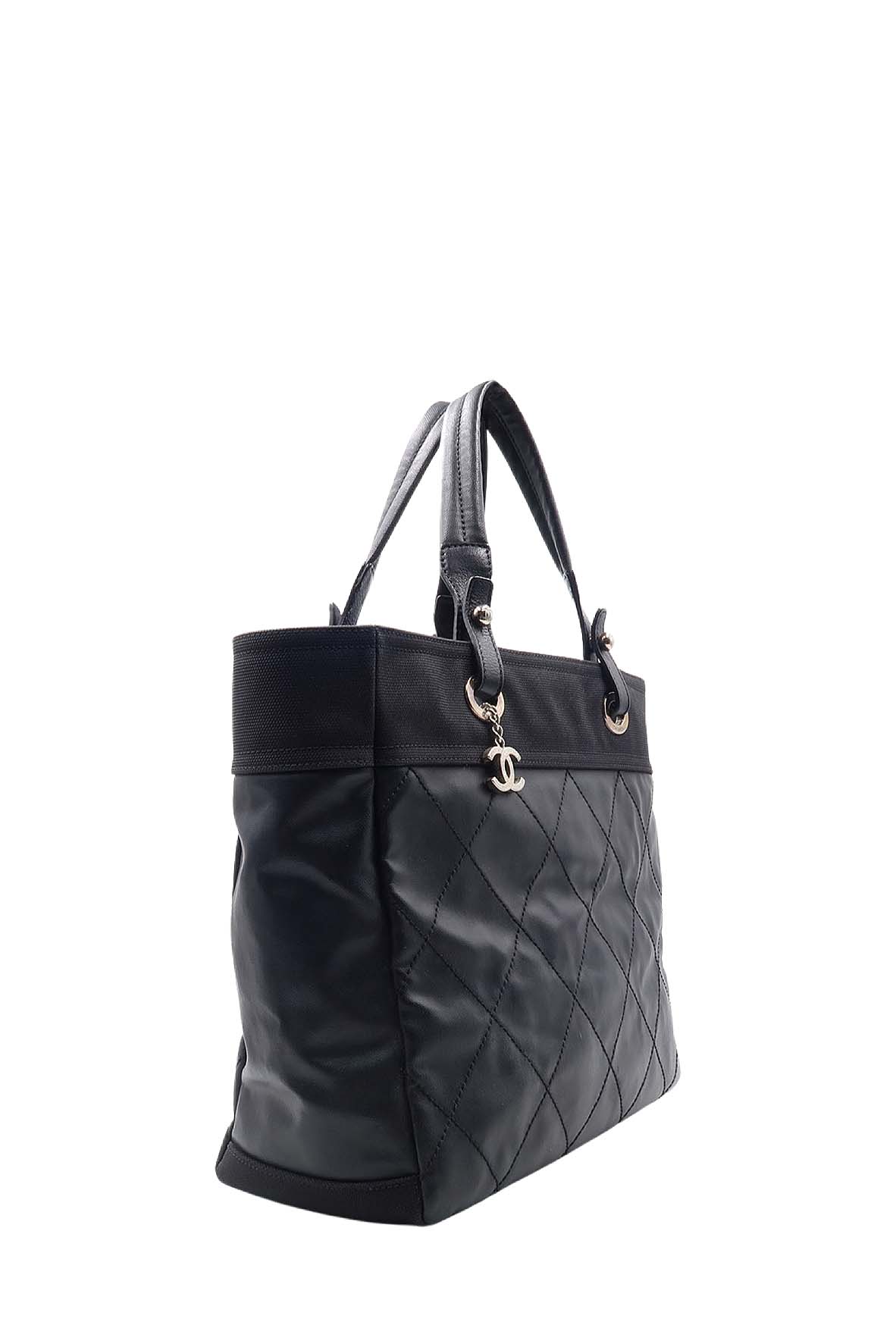 Paris Biarritz Shopping Tote Black