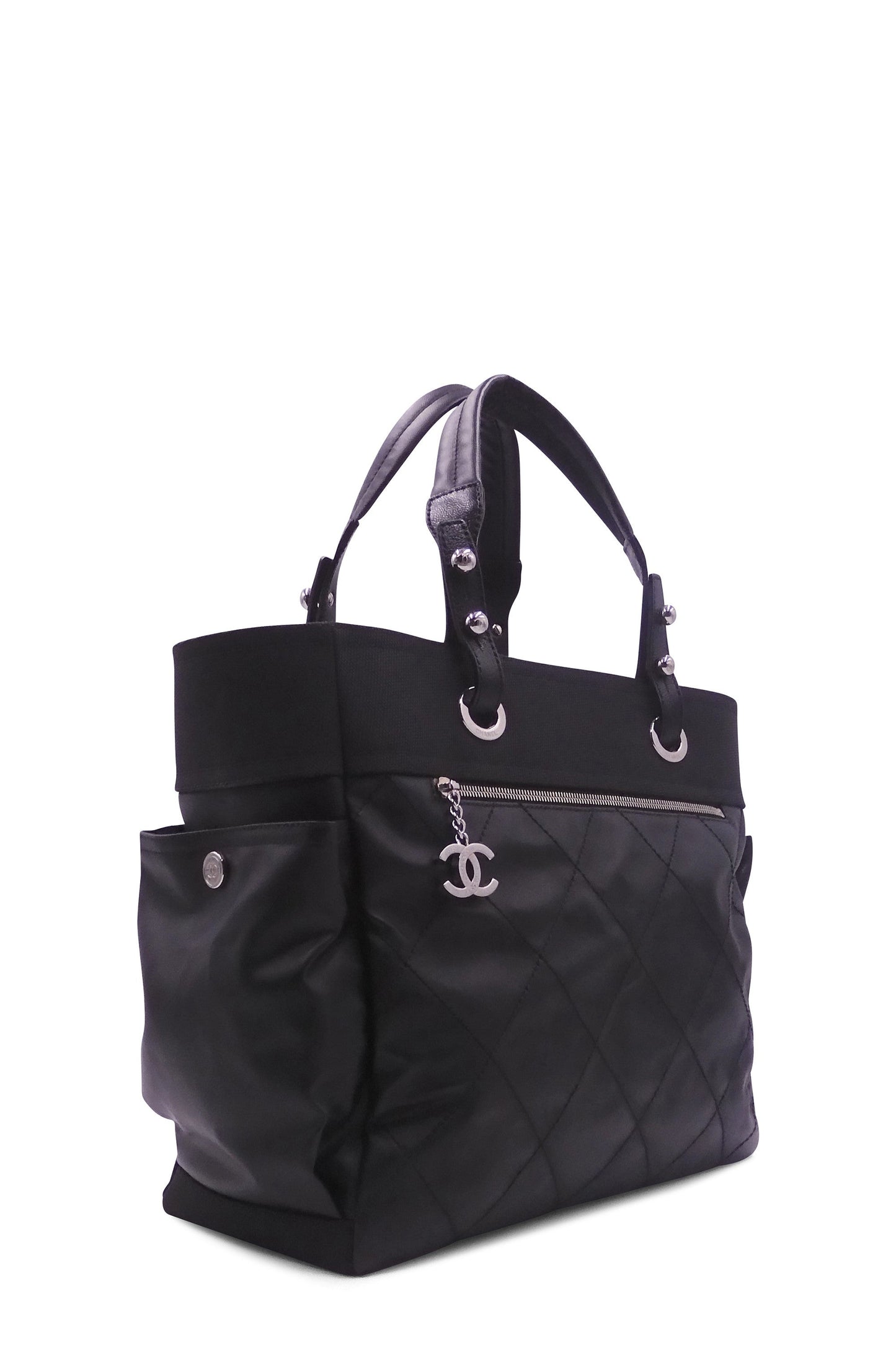 Paris Biarritz Shopping Tote Black Black