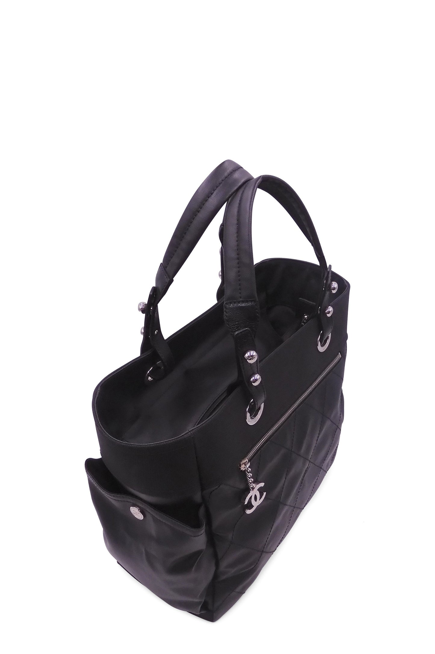 Paris Biarritz Shopping Tote Black Black