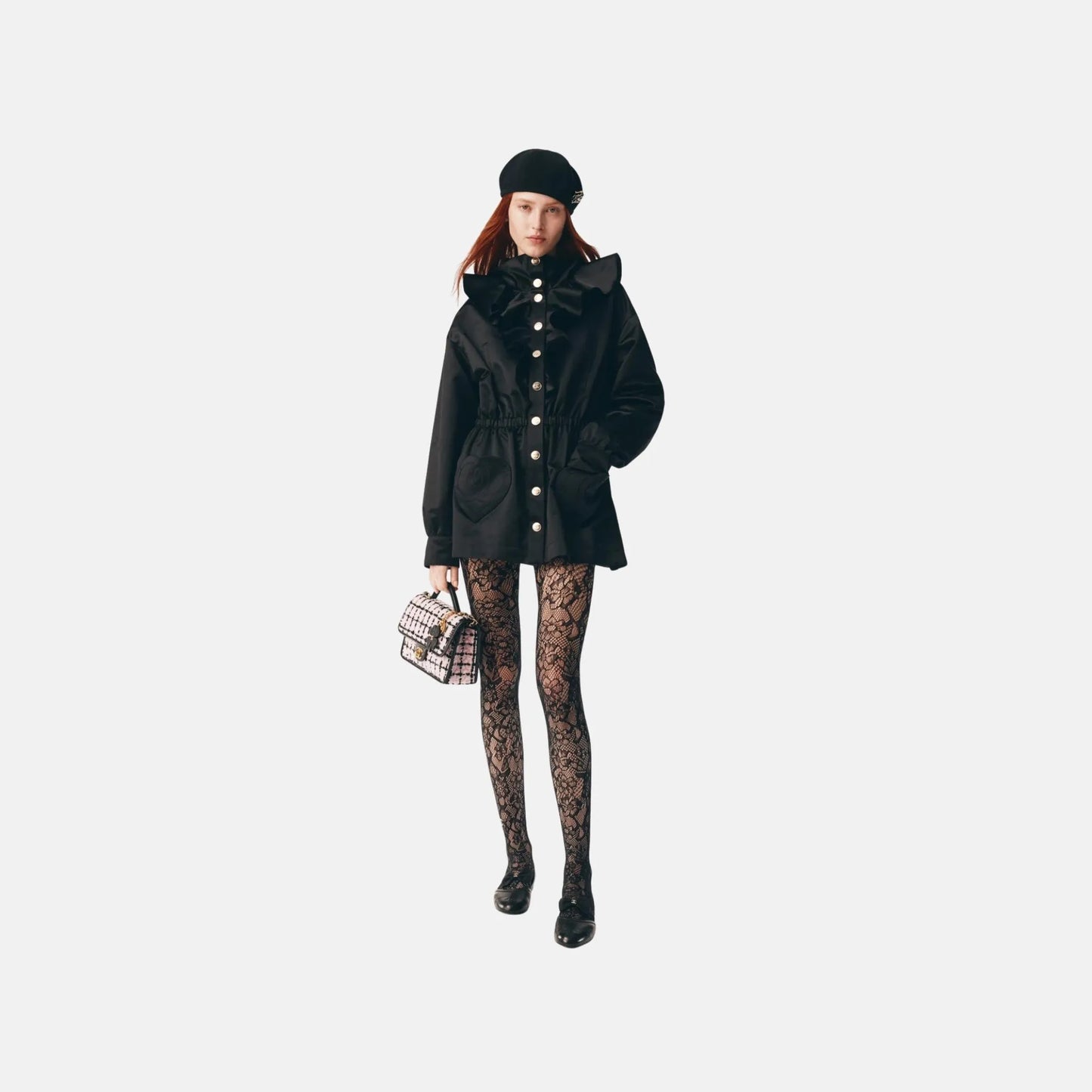Parka in Silk Satin