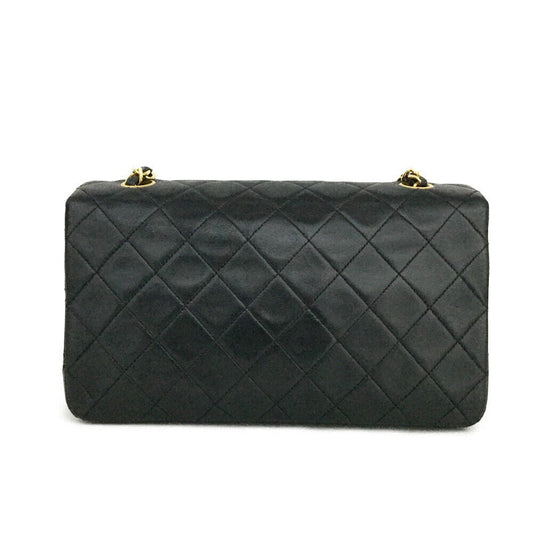 CHANEL Quilted 23 Full Flap CC Lambskin Chain Shoulder Bag