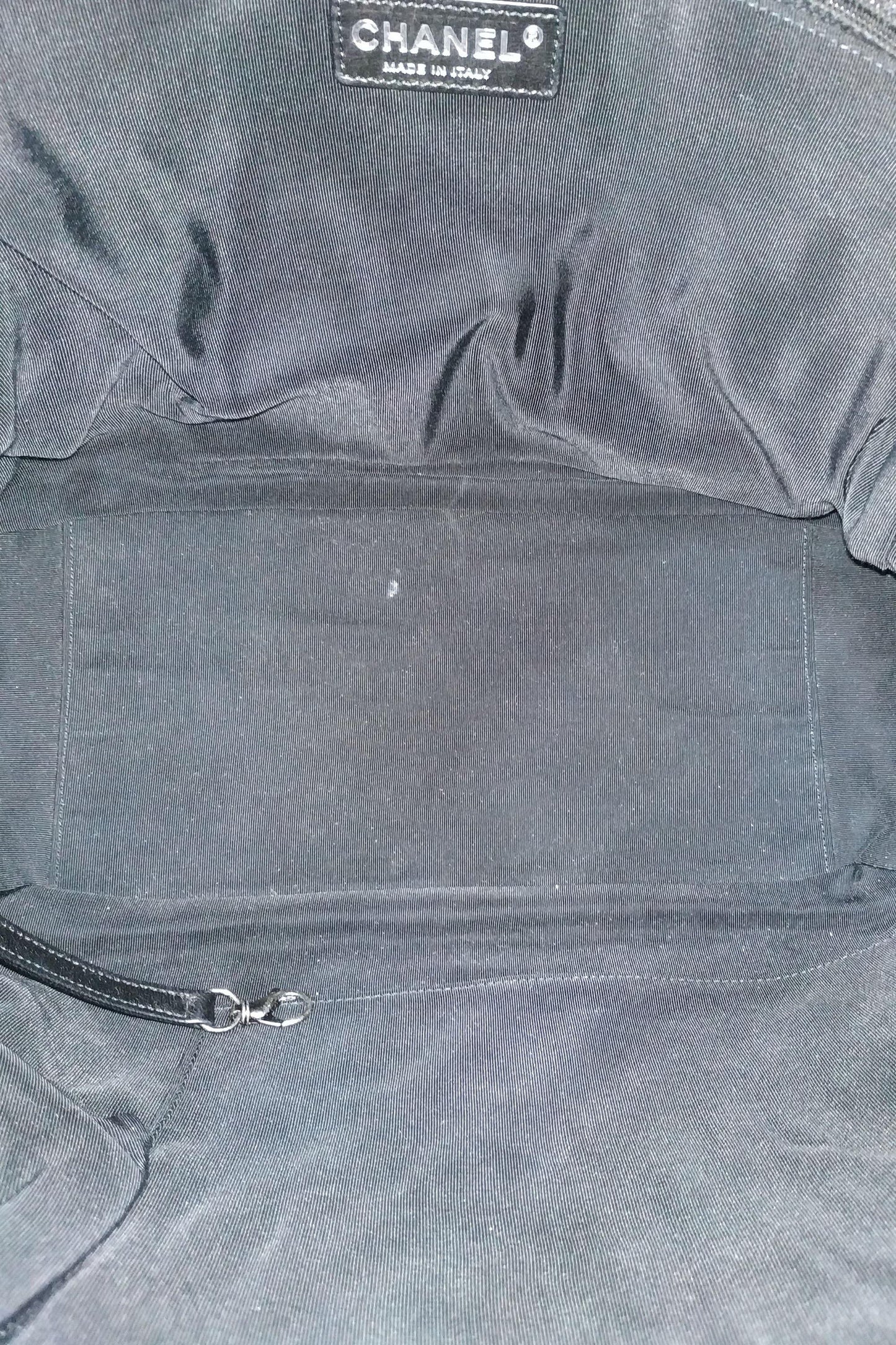 Quilted Bowler Bag Black
