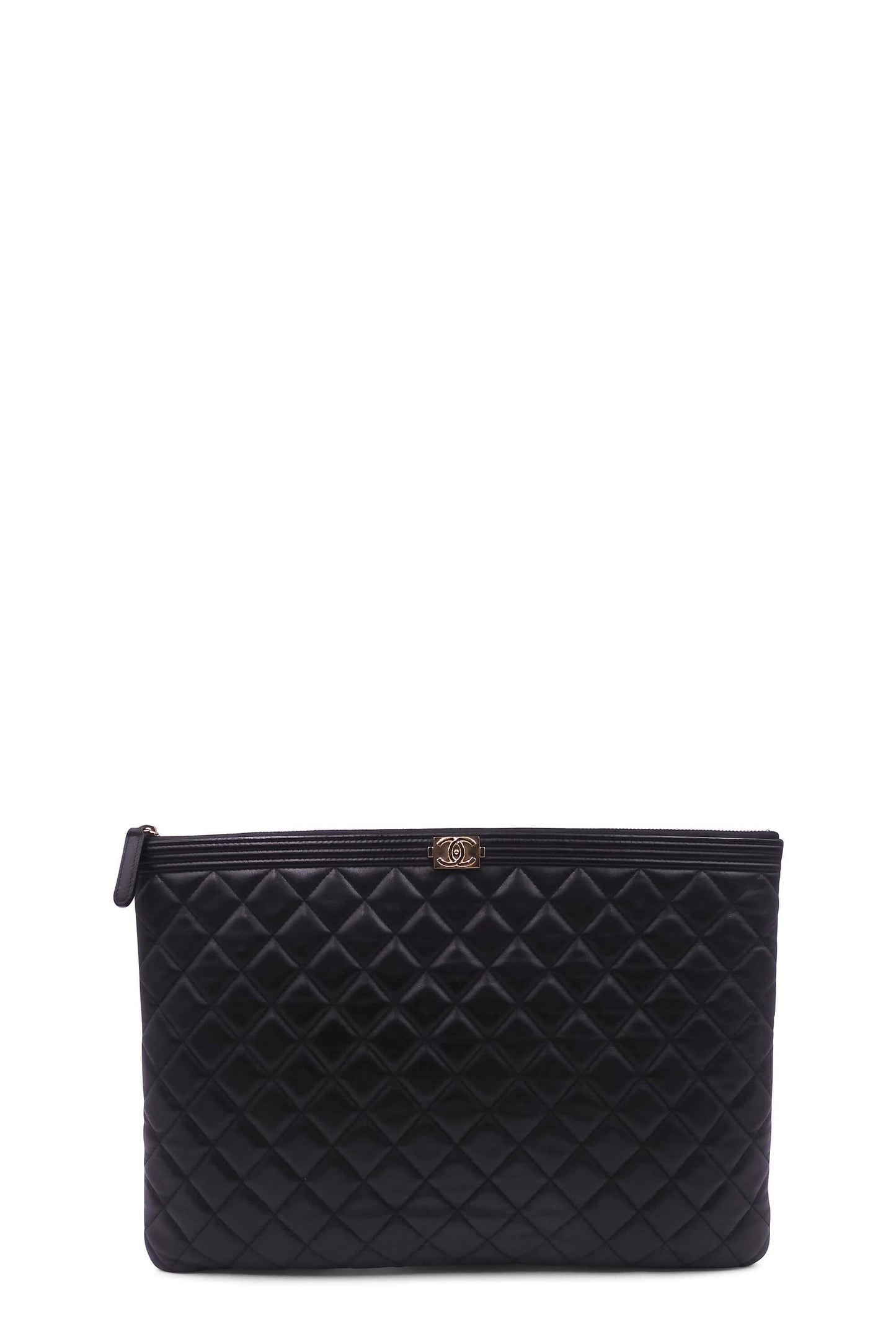 Quilted Boy Large O Case Black